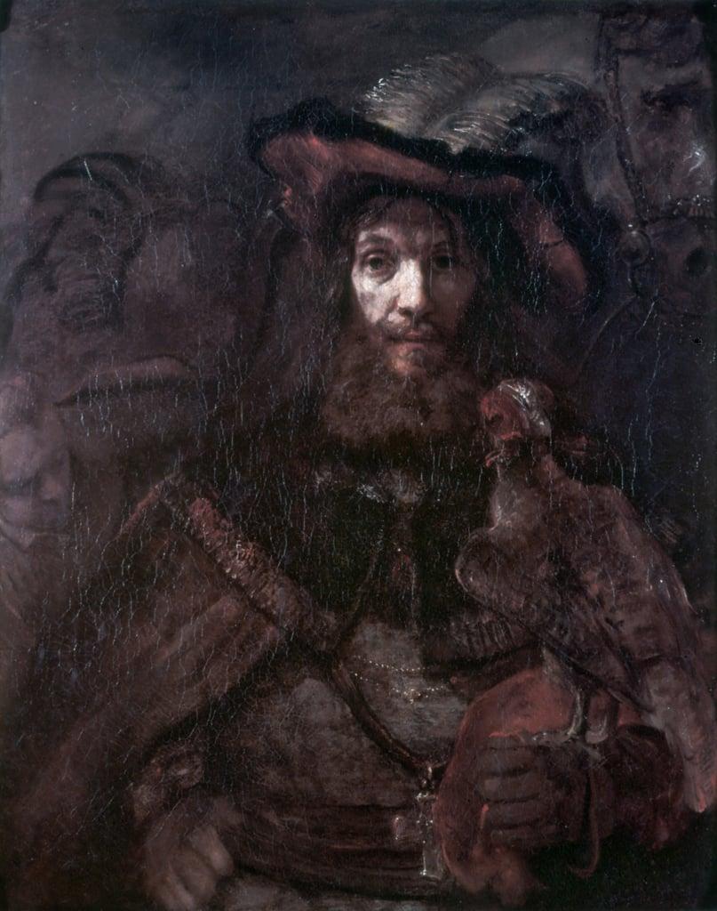 The knight with a falcon by Rembrandt van Rijn (1606-1669)
