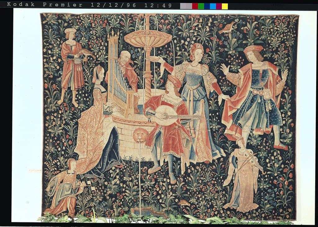 The Concert at the Fountain, Loire workshop, c.1570-80 (for detail see 87758, 19846) 